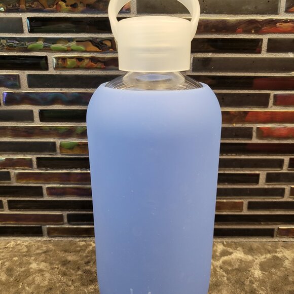 BKR GLASS WATER BOTTLE SET OF (4) HOT PINK BLUE GREEN 16 OZ 500ML YOGA WORKOUT - Picture 10 of 13